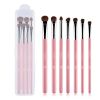 Eye Makeup Brushes 7pcs Essential Eyeshadow Brushes Kit with Soft Synthetic Hairs & Wood Handle for Eyeshadow, Blending, Eyebrow, Eyeliner