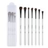 Eye Makeup Brushes 7pcs Essential Eyeshadow Brushes Kit with Soft Synthetic Hairs & Wood Handle for Eyeshadow, Blending, Eyebrow, Eyeliner