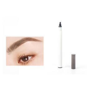 Four - Point Liquid Eyebrow Pencil Waterproof Sweatproof (Color: Chestnut1)