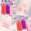 1/3Pcs Transparent Lip Gloss Crystal Jelly Mirror Liquid Lipstick Glitter Clear Moisturize Lip Tint Cosmetic For Lip Makeup Base