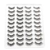 20 Pairs Mink Lashes Natural False Eyelashes Dramatic Volume Fake Lashes Soft Thick Long Eyelashes Wispy Makeup Extension 2022